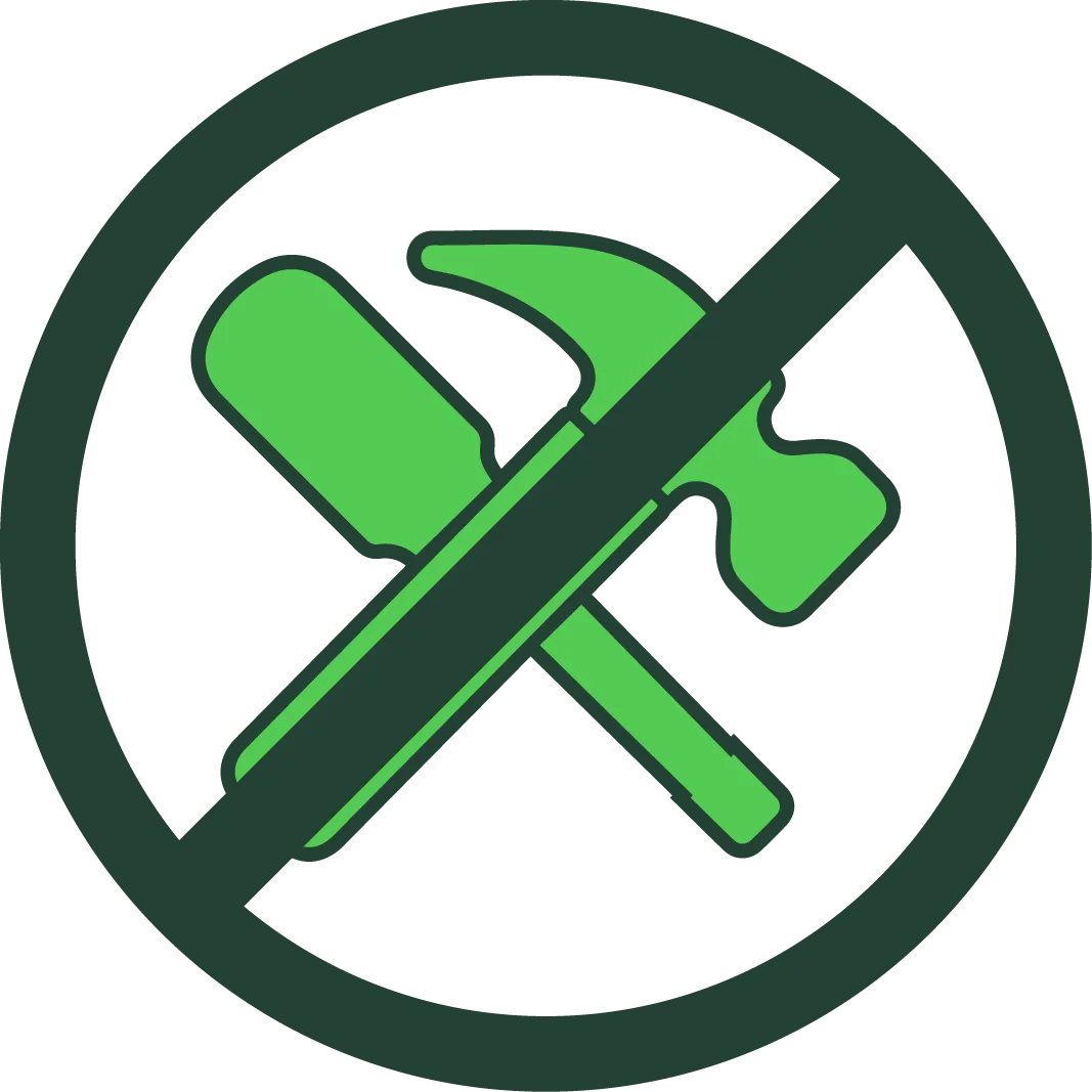 No Home Repairs